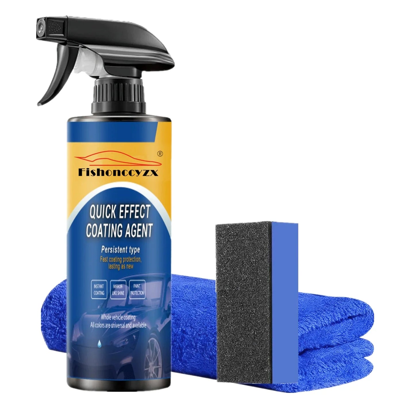 Car Coating Spray Quick Effect Coating Agent Coat Car Wax Car Scratch Wax Coating Spray Oil Film Emulsion Glass Cleaner