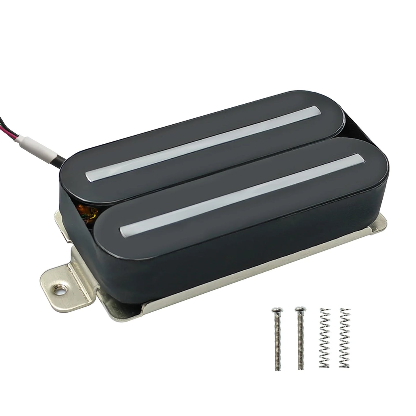 Phrilam Pro Super Power  Electric Guitar Hot Dual Rails Pickup Humbucker Pickup 14.1K Black Guitar Parts
