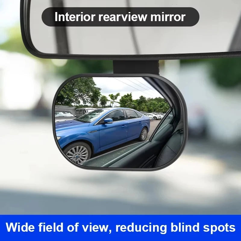 New Car Rearview Mirror Wide View Safety Mirror For Windshield Infant Car Seats Clear Reflection 360-Degree Rotatable Adjustable