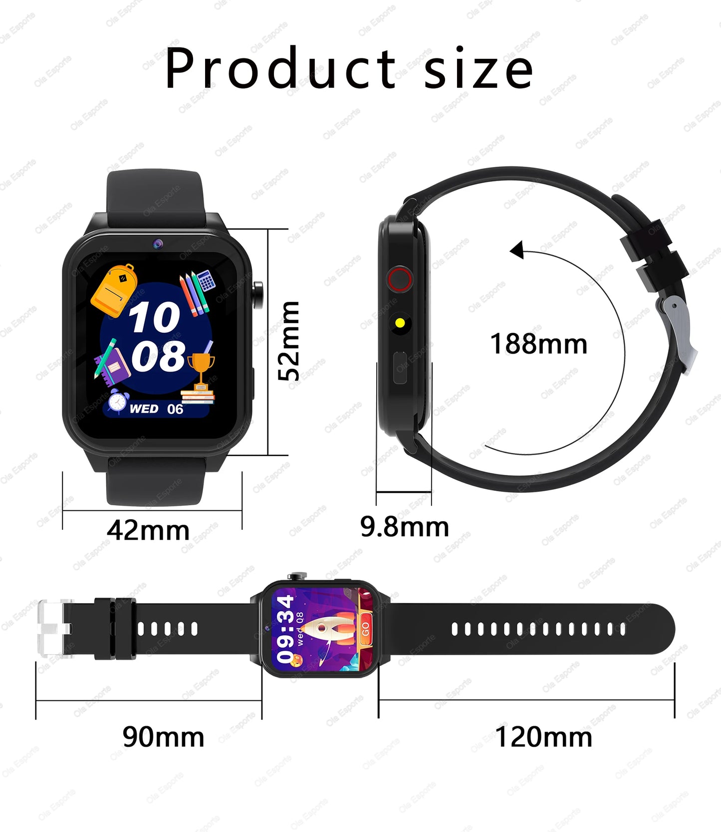 2026 New Kids Camera Smart Watch For Kids Games Sleep Monitor Flashlight Alarm Clock Boy Girl Gift Children Partner Smartwatch