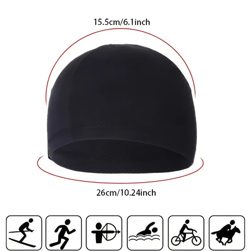 Sun Beanie Hats,Quick Dry Helmet Cycling Cap Anti-Sweat Sports Hat Motorcycle Bike Riding Bicycle Cycling Hat Unisex Inner Cap