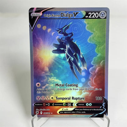 Holographic PKM Collection Cards PTCG Proxy Card Blue Core Paper Card Kids PKM Charizard/Dragonite/Umbreon