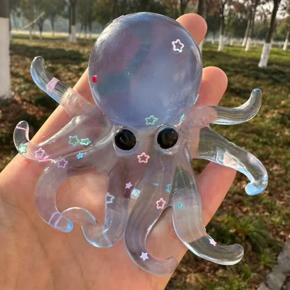 Squishy Ocean Octopus Squeeze Fidget Toy Simulation Stress Relief Slow Rebound Toy Can Be Stretched Sensory Decompression Gift