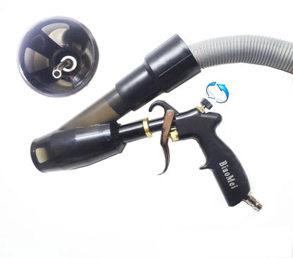 Car Interior Detailing Air Blow Tornado Gun & Vacuum Gun, Cleaning Tornado Gun Quickly Blasts Dirt and Dust