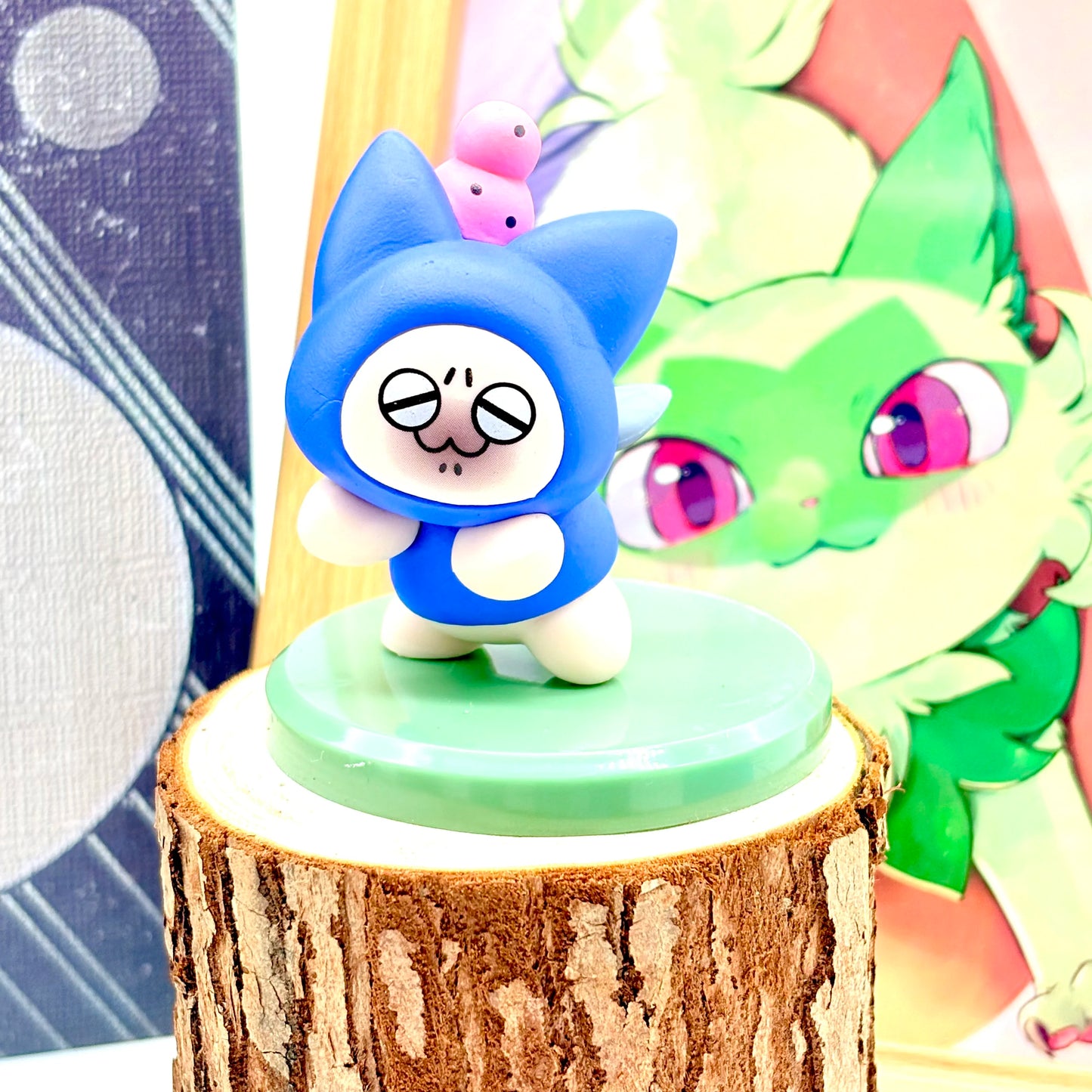Anime Games Monster Hunter Action Figure Blue Cat Felyne Figurine Model Toy Collect Decorates Gifts 6 Styles