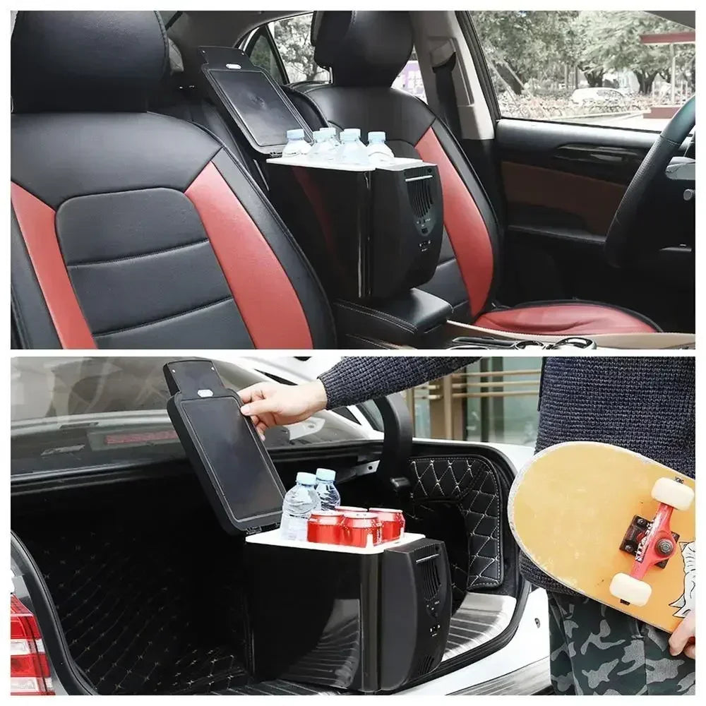 Car Refrigerator Mini Fridge Portable Freezer 12V DC Refrigerator Plug In Cooler Refrige 6L Thermoelectric Cooler For Fruits