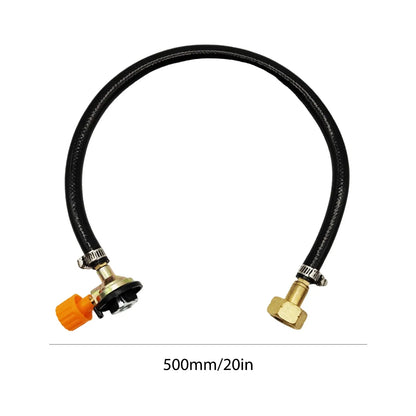 Valve Braided Hose Gas Refill Adapter Rubber Gas Refill Pipe Tube Cylinder Convertor Filling Tank Coupler Accessories Leakproof