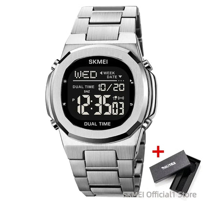 SKMEI 2004 Digital Watch for Men Luxury Electronic Sports Calendar Alarm Clock Waterproof Mens Wristwatches1816 reloj hombre