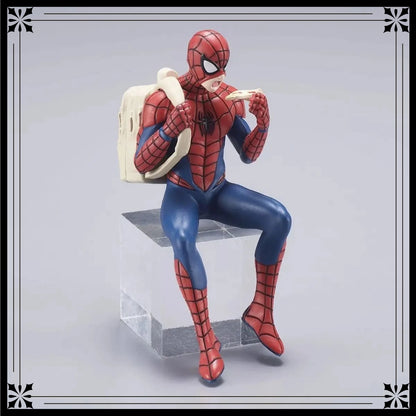 NEW 7-9cm Action Figure Spider-Man Anime Collection Mini Toys Model Children Gift Hasbro Marvel Spider Man Superhero Spiderman