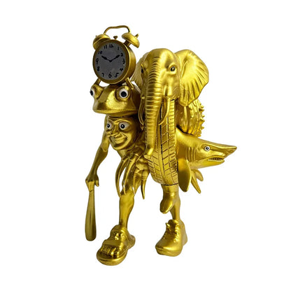 Italian Tung Tung Tung Sahur Figurine Model Tralalero Tralala Brainrot Monster Fusion Edition Anime Action Figure Ornament Toys