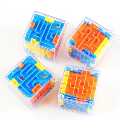 Fun 3D Cube Rolling Beads Maze Toys Boys Girls Birthday Wedding Guest Gift Giveaway Gift Stress Reliever Toys