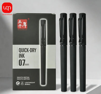 WQN-2/5/10PCS Simple Black Gel Pens, Smooth Writing, Comfortable to Hold, Signature Pens for School and Office Supplies
