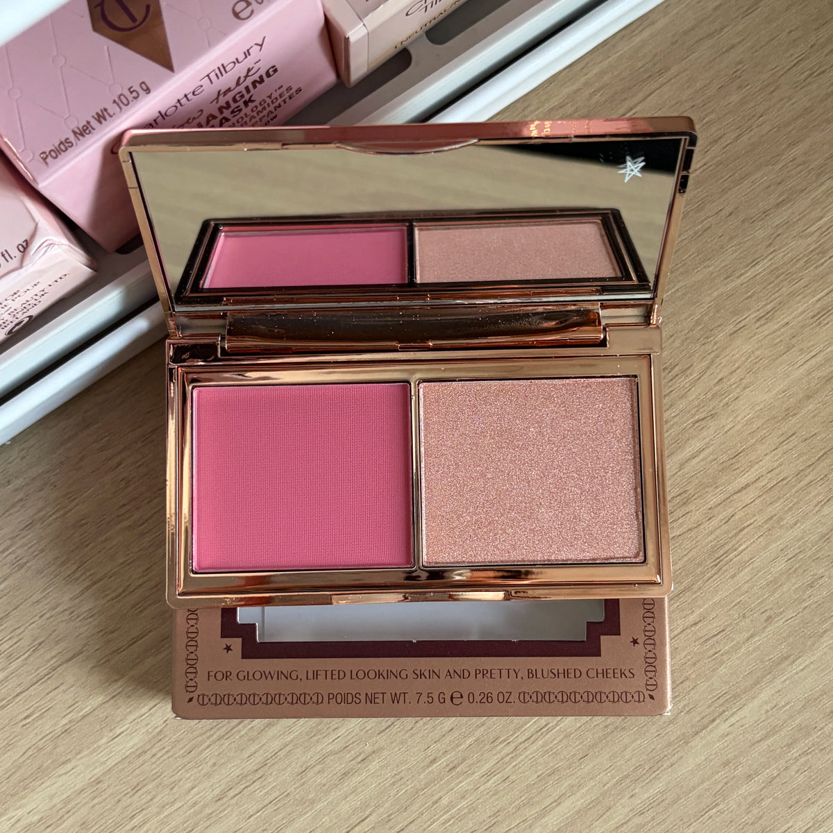 Fashion Charlotte 4color Eye shadow Palette Pearl Matte Finish Brighten Long-lasting Makeup Fine Glitter Eye Tilbury Cosmetics
