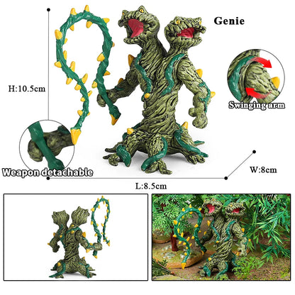 Oenux Mythical Dinosaur Dragon Tiger Golem Lion Snowmen Cattle Model Action Figures Artistical Decoration Collection Kid  Toy