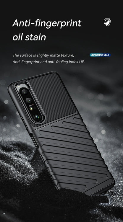 Luxury Shockproof Silicone Phone Case for Sony Xperia 1 III - Soft TPU Protective Cover