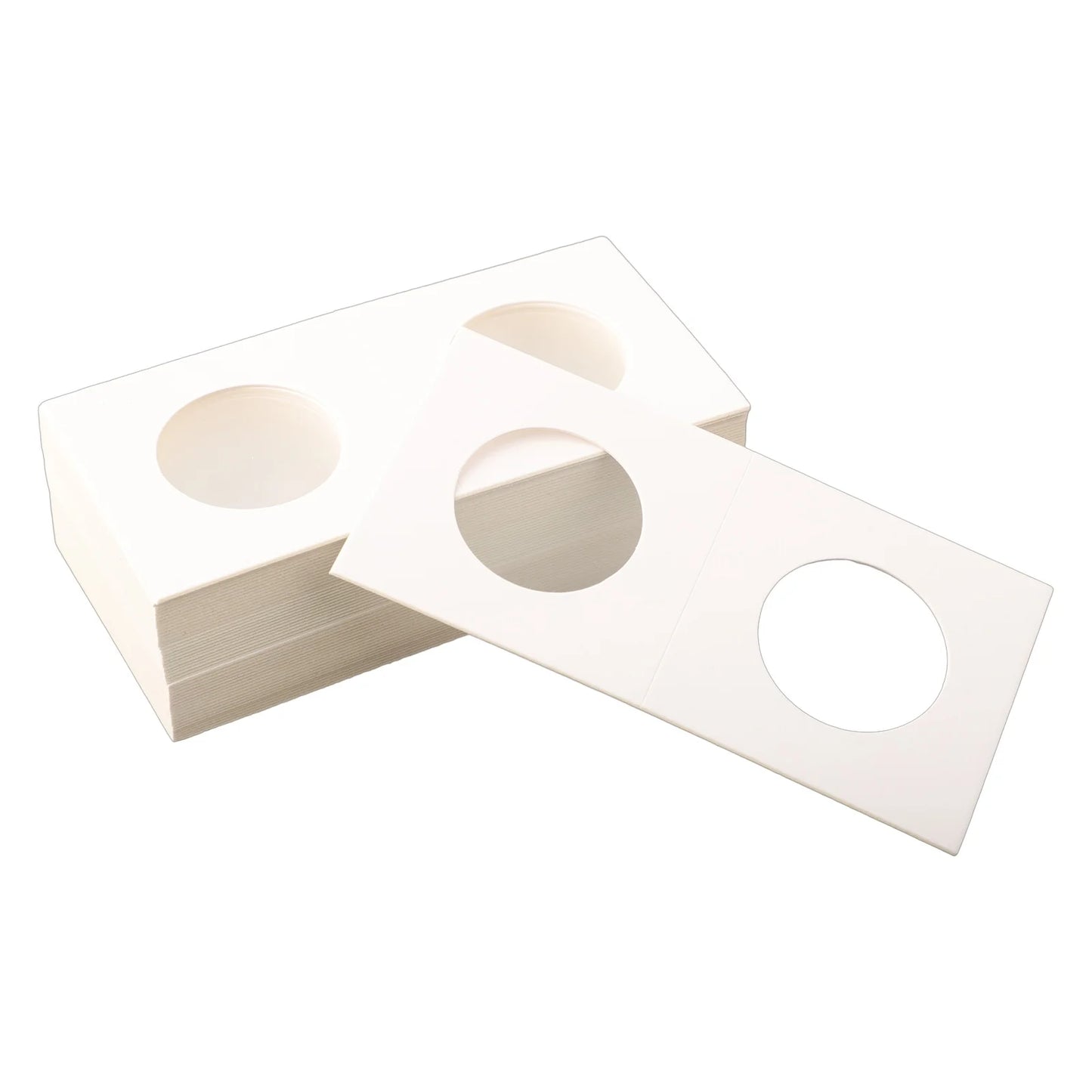 1 Set Coin Storage Stamp Holder Square Cardboard Case Coin Album Collection Coin Holders Flip Clip Coin Capsules Cover Storage