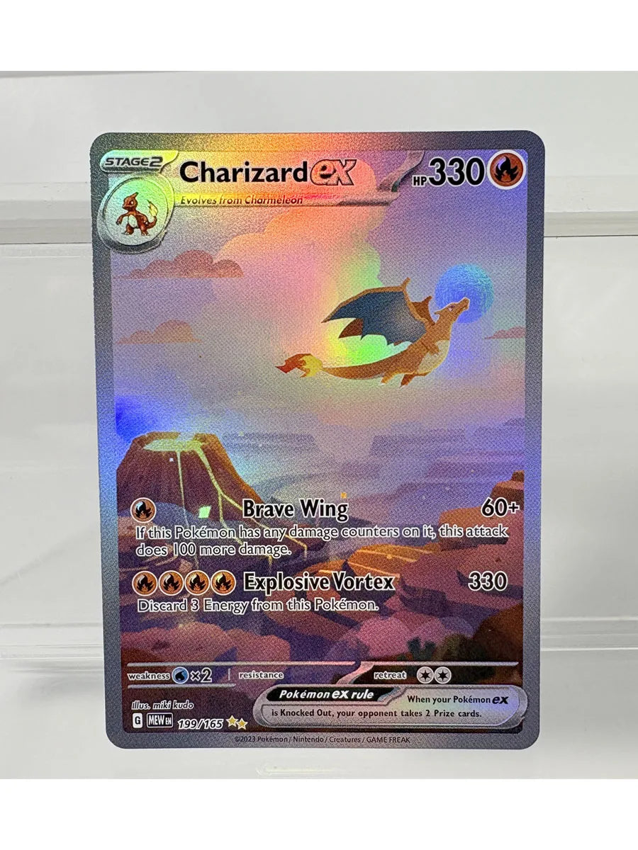 PKM Proxy Card Holographic Sword & Shield Promos and Scarlet & Violet Charizard Hobbies Rare Collection Battle Cards Toys Gifts