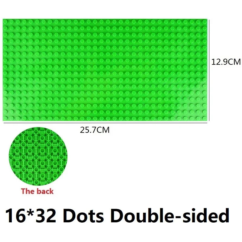 Single Double Sided Classic Base Plates Blocks Plates  32x32 16x16 16x32 Dots DIY Simulated scene Building block base Toy