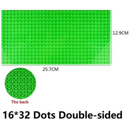Single Double Sided Classic Base Plates Blocks Plates  32x32 16x16 16x32 Dots DIY Simulated scene Building block base Toy