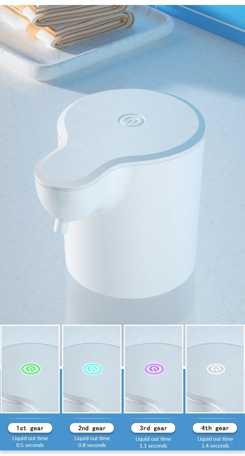 Touchless Smart Infrared Automatic Foam Soap Dispenser USB Induction Hand Cleaning Foam Machine For Kitchen Bathroom