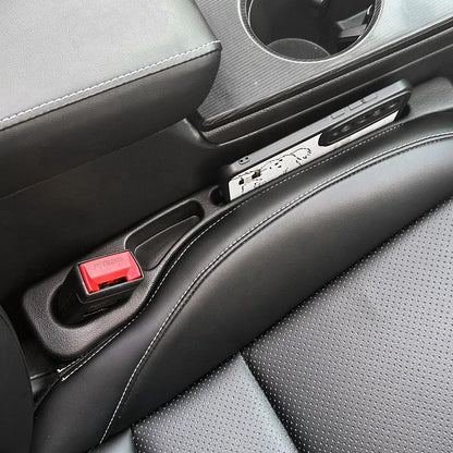 2pcs Car Seat Gap Filler Leak Proof Crevice Storage Organizer Universal Fit Between Seats Console Auto Interior Accessories