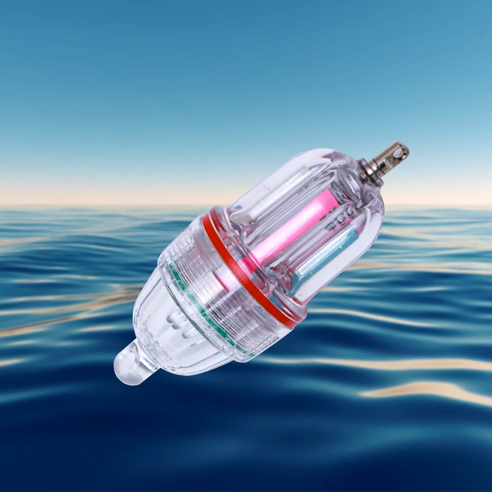 1 pc high-quality LED sea fishing light, flashing high pressure fish light, attracting fish light, green and white