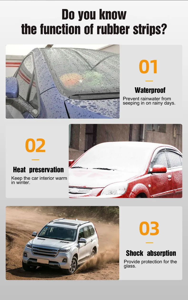 Rubber Seal Protectant | Rejuvenates Color & Flexibility, Prevents Sticking in Winter, Prolongs Rubber Seals on Doors & Windows