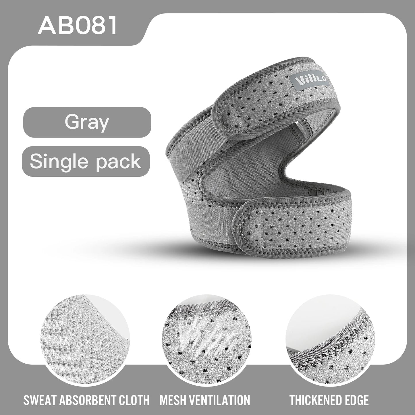 1Pcs Band Strap,Adjustable Iliotibial, Knee,Thigh, Hip & ITB Syndrome Compression Wrap Support,Breathable Patellar Tendonitis