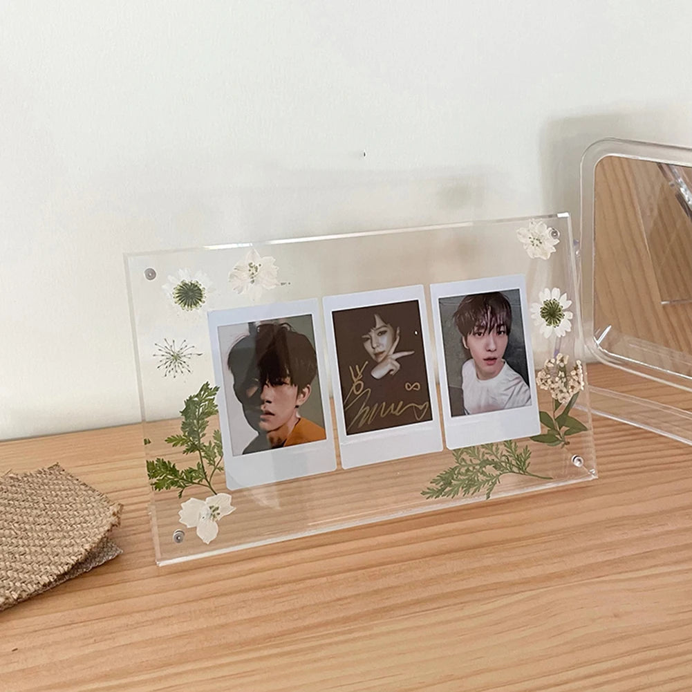 1 Pc Transparent Photo Frame Acrylic Magnetic Display Frame Poster Display Stand 3/5mm For Room Desk Home Decoration