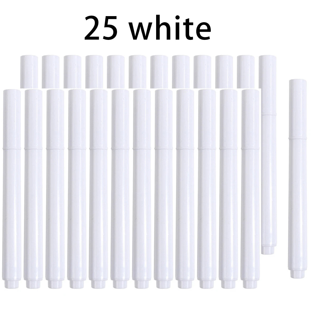 Liquid Chalk Erasable Pen 3-100Pcs White Marker for Glass Windows Blackboard Chalkboard Whiteboard Marker Drawing Chalk Pens