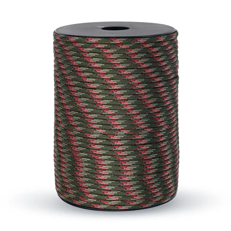 100m 550 Militärs Standard 9-Kern Paracord Seil 4mm Outdoor Fallschirm Schnur Überleben Regenschirm Zelt Lanyard Riemen Wäschele