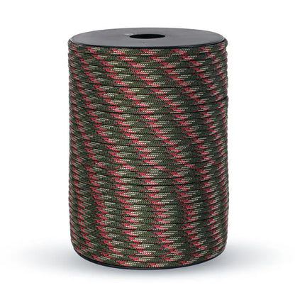 100m 550 Militärs Standard 9-Kern Paracord Seil 4mm Outdoor Fallschirm Schnur Überleben Regenschirm Zelt Lanyard Riemen Wäschele