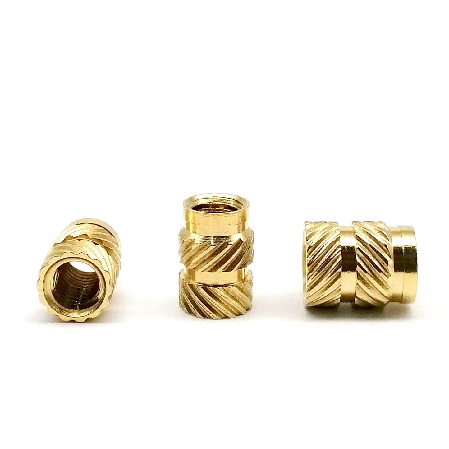 HZYUEGOU M1 M1.2 M1.4 M1.6 M2 M2.5 M3 M4 M5 M6 Hot Melt Heat Injection Molding 3D Print Brass Copper Embed Knurled Insert Nut