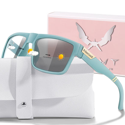 Fashion Polarized Color Changing Cycling Sunglasses Men Night Vision Car Driving Sunglass Dirt Bike Motorcycle  Glasses