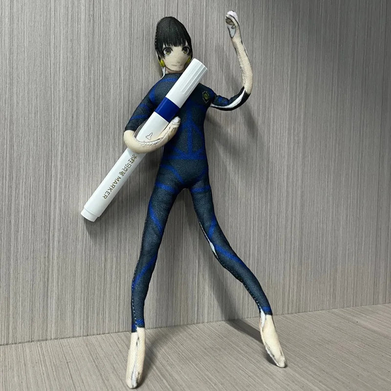 Blue Lock Plush Toys Hot Anime Peripheral Decorative Ornaments Abstract Twistable Wire Frame Decorative Items Gifts For Friends
