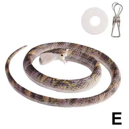 70cm Fake Large Rubber Snake With Line Simulation Prank Toy Realistic Lifelike Scare Prank Gag Gift Joke Toys For Kids Y2W4
