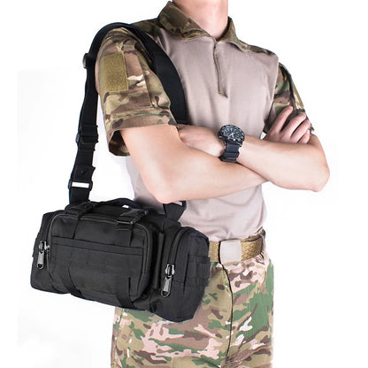 Waist Fanny Pack for Men Waterproof Cross-body Shoulder Sling Bag for Hiking Outdoor Climbing Fishing Camping