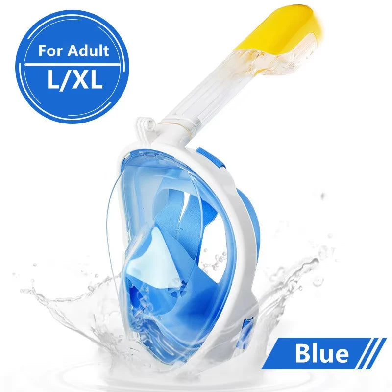 Underwater Scuba Anti Fog XIAOTREE Full Face Diving Mask Snorkeling Respiratory Masks Safe Waterproof Swimming Equipment