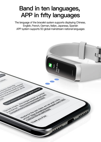 LIGE Amoled Smart Watch Men Smart Band Women Heart Rate Blood Smartwartch Waterproof Smart Bracelet Sport Fitness Tracker 2026