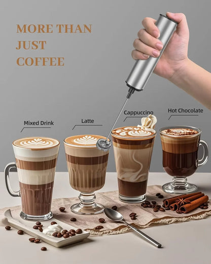 2026 NEW HOT stainless steel high-speed milk frother, coffee frother multi-purpose suitable for coffee households And baking use