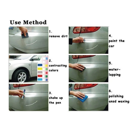 New 12ml Car Paint Pen Waterpoof & Durable Car Repair Pen Auto Liquid Scratch Repair Paint Professional Scratch Repair Tool