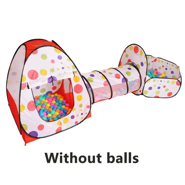 Children Ball Pool Baby Balloon Playpen Portable Kids Tent Ball Pit Crawling Tunnel Kid Playground Yard Room Pool Kids Gifts