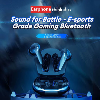 2026 For Lenovo Pro Wireless Bluetooth 5.3 Earphones Gaming Low Latency Dual Mode Music Earbuds Sports In-Ear Headset With Mic