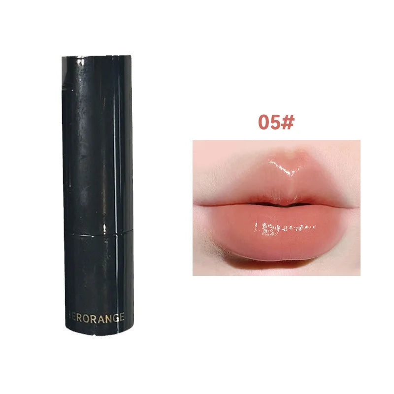 HERORANGE~ Low Saturation Light Lipstick Multi-purpose Stick Moisturizing White Natural Holding Mirror lipstick