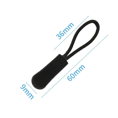 20 pcs zipper tail rope Clothing plastic zipper head zipper rope bag PVC tail strip