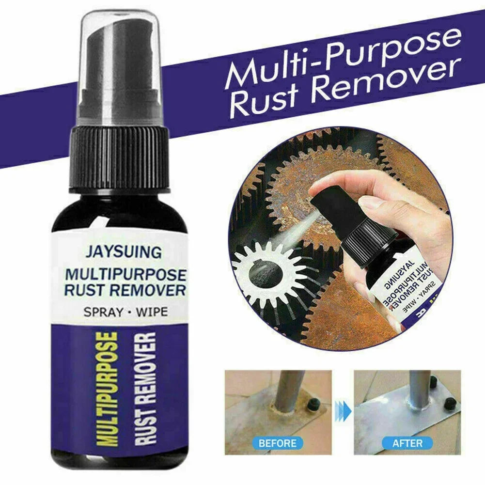 30ml Powerful Rust Remover Agent, Universal Anti-Rust Care Liquid for Metal Chrome Auto Car Detailing Supplies