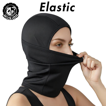 Musion Balaclava Women's Cycling Face Mask Multi Functional One Piece Headscarf Scarf Windproof Dustproof  Sunscreen Four Season