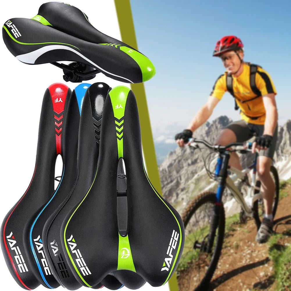 Mountain Bicycle Saddle Road Bike Seat Comfortable Soft Cycling Cushion Exercise Wearable Hollow Soft Bike Accessories For Sport