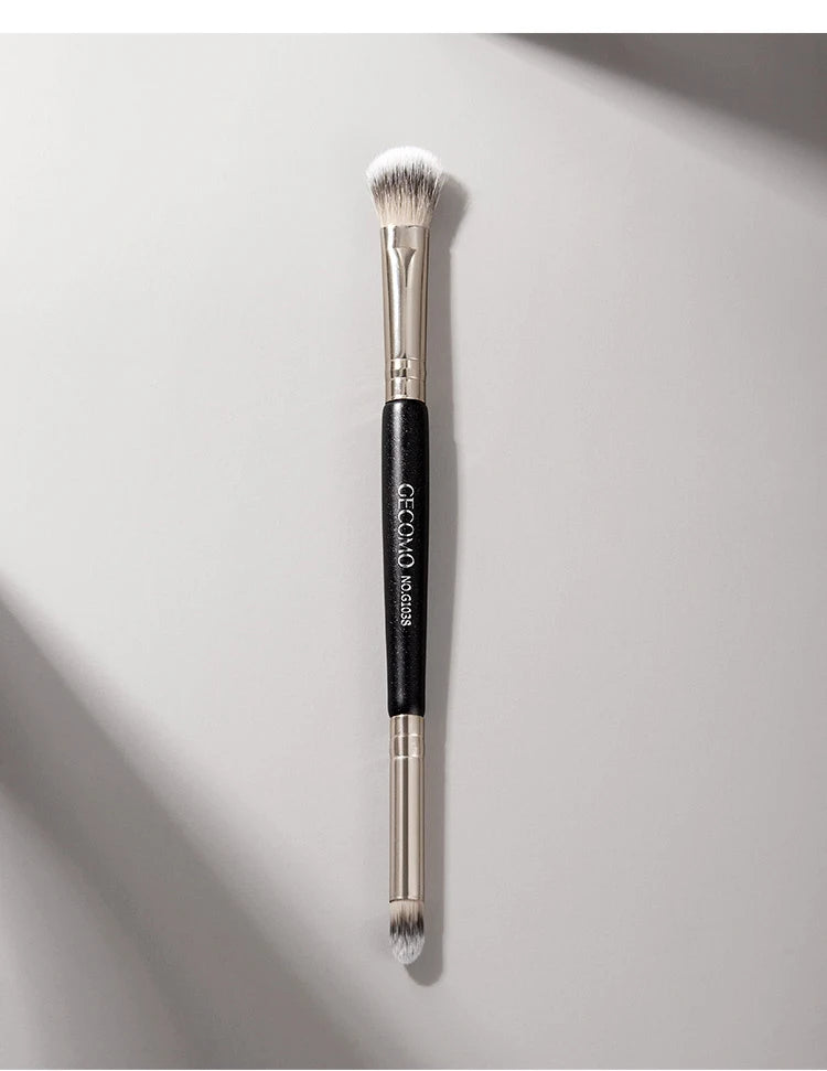 Double-headed painting eyeshadow brush novice makeup brush soft hair does not eat powder natural dizzy dye easy makeup