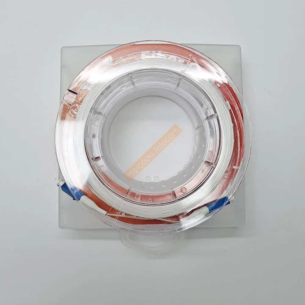 LC-LC Indoor transparent fiber optic cable G657A2 invisible LC/UPC singlemode single core jumper 20m 30m 50m